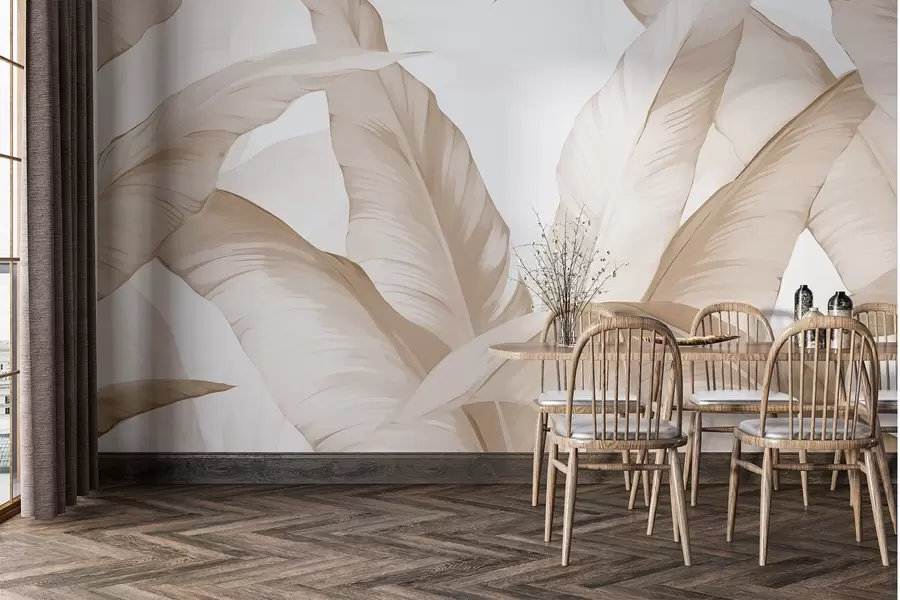 wall murals Banana leaves w02999v2