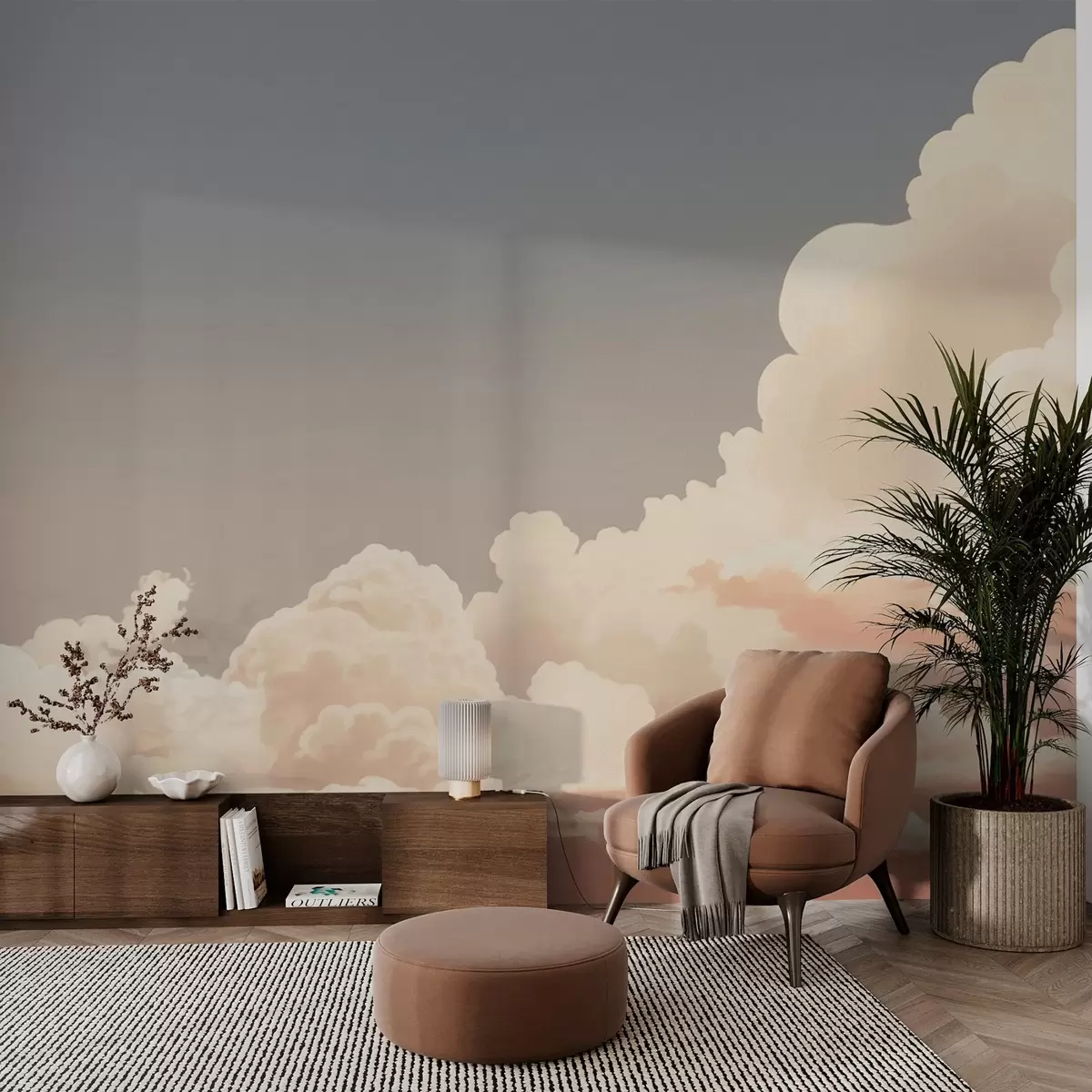 wall murals Clouds w03054