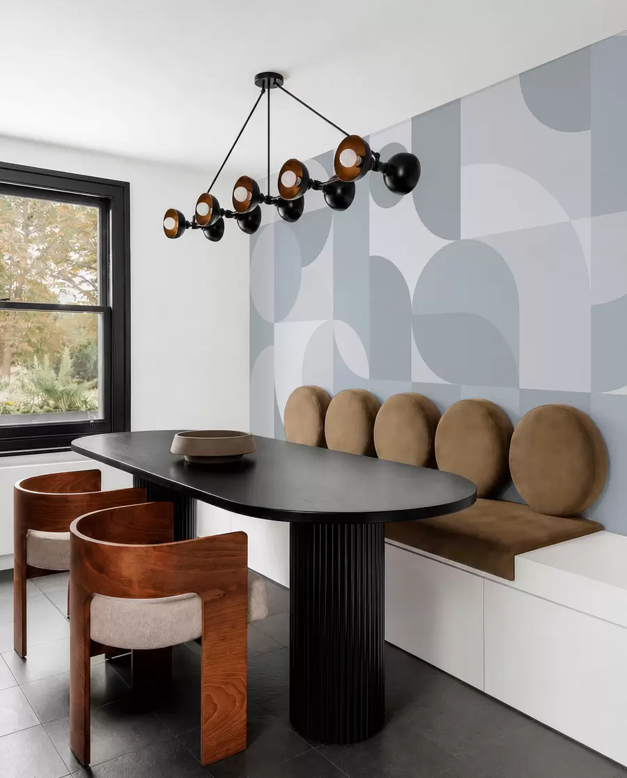 wall murals Stylish geometry trend w03058v3