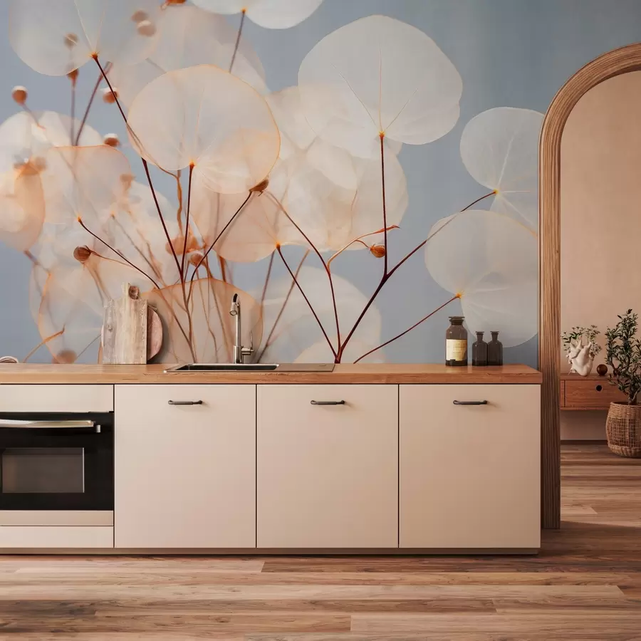 wall murals Decorative leaves w03068