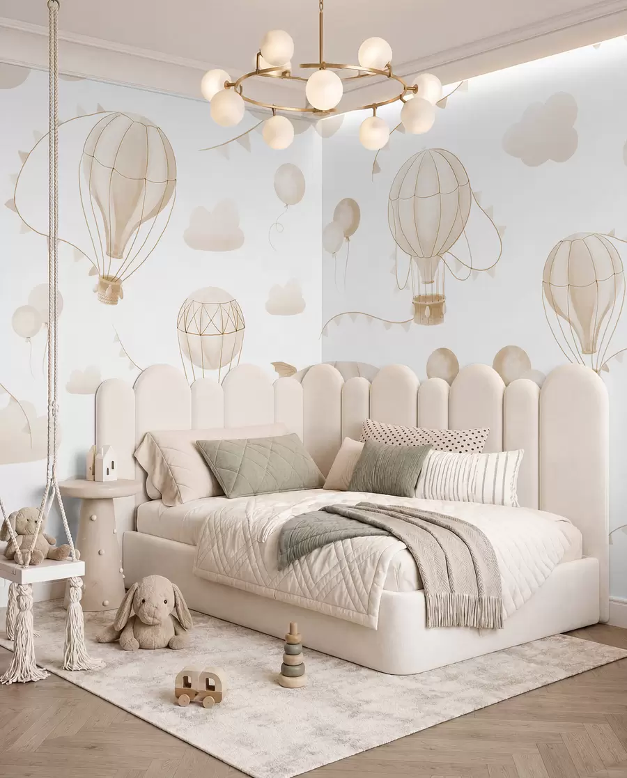 wall murals Airships in Sand w08765v4