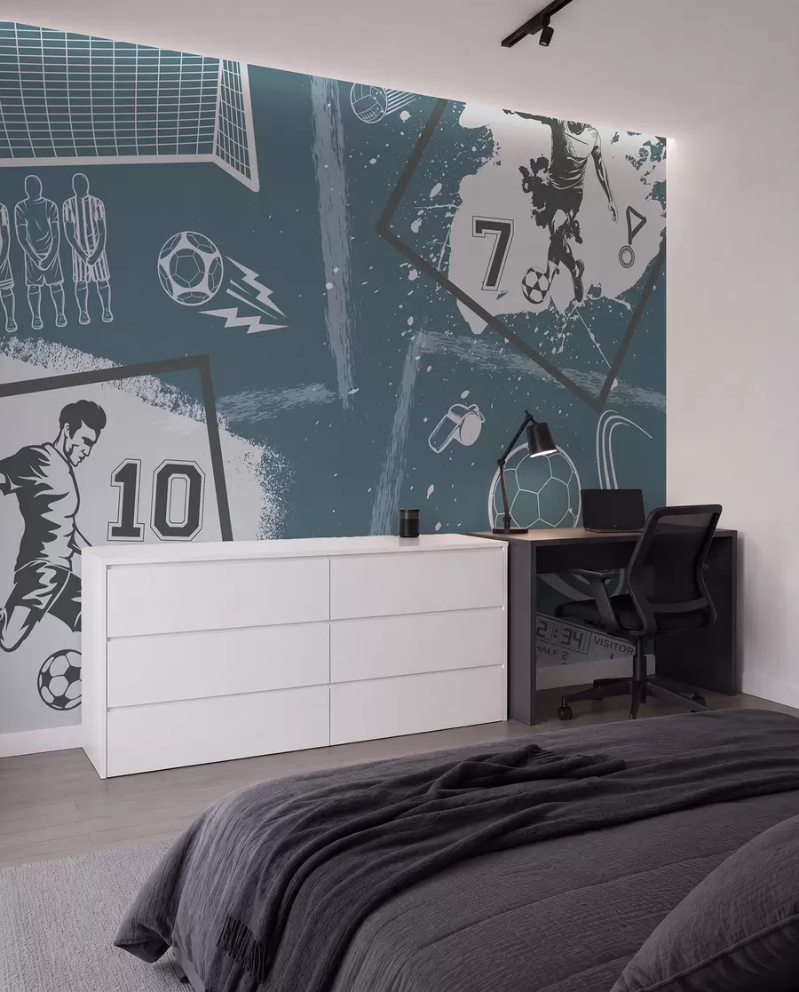 wall murals Football Sketchbook w03122