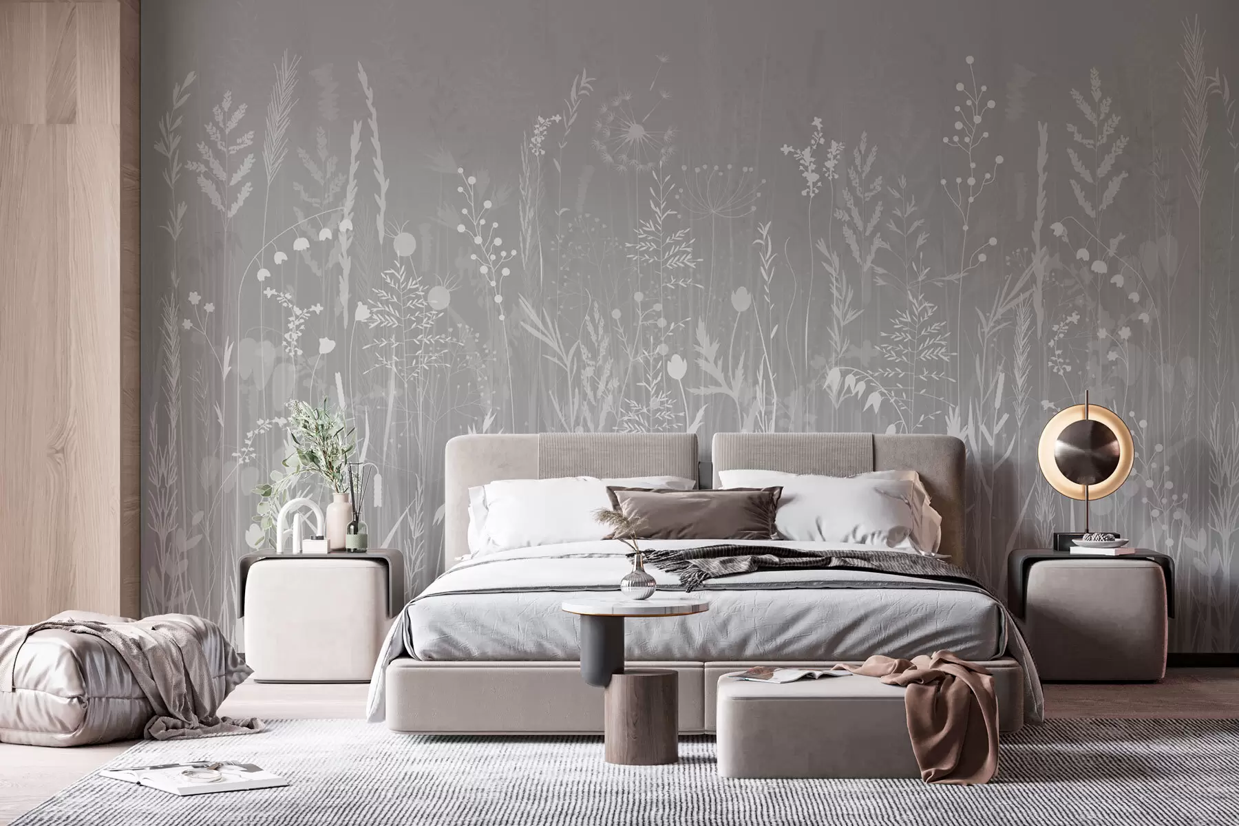 wall murals Wildflowers and plants w03143v1