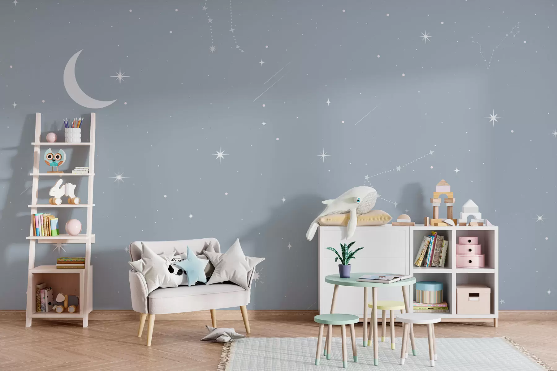 wall murals Starry sky space w03144