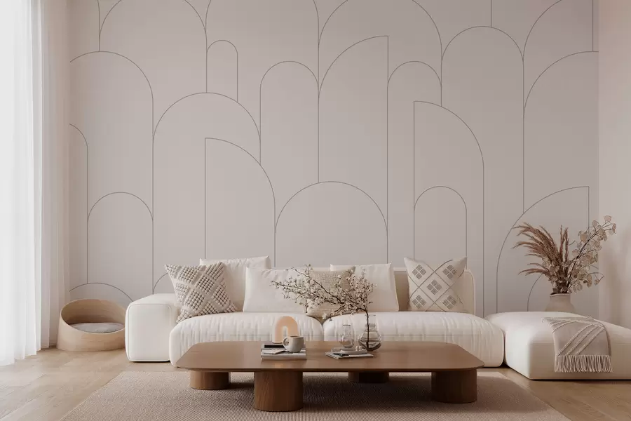 wall murals Minimalist arches w03145