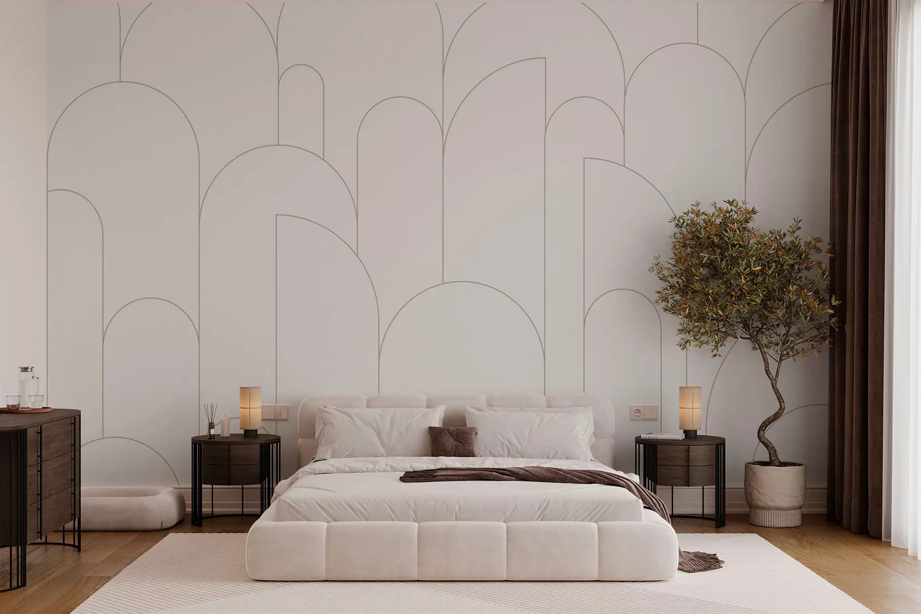 wall murals Minimalist arches w03145v1