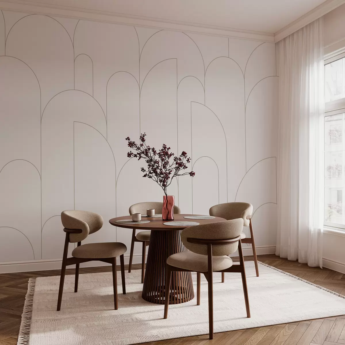 wall murals Minimalist arches w03145v1