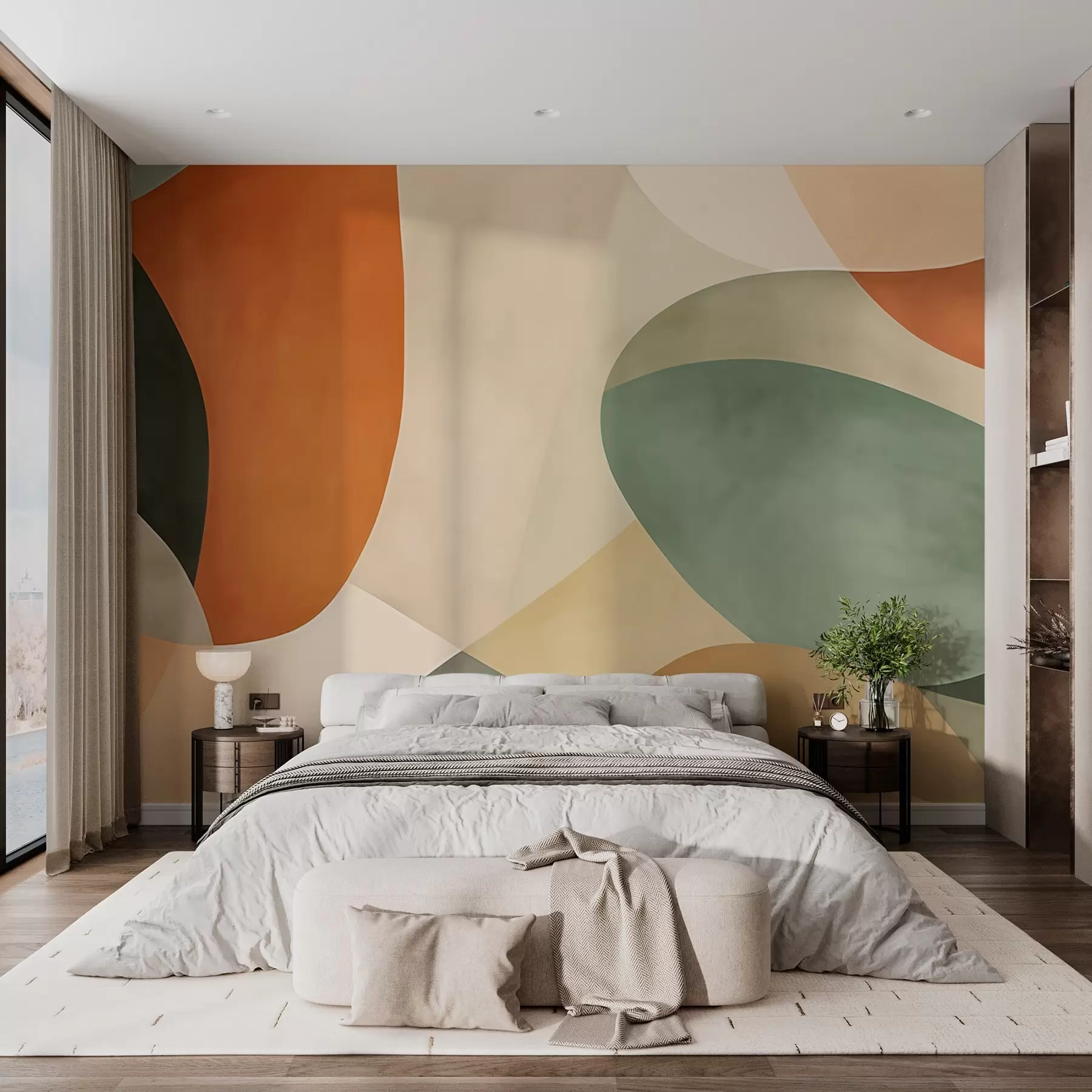 wall murals Abstract composition w03094