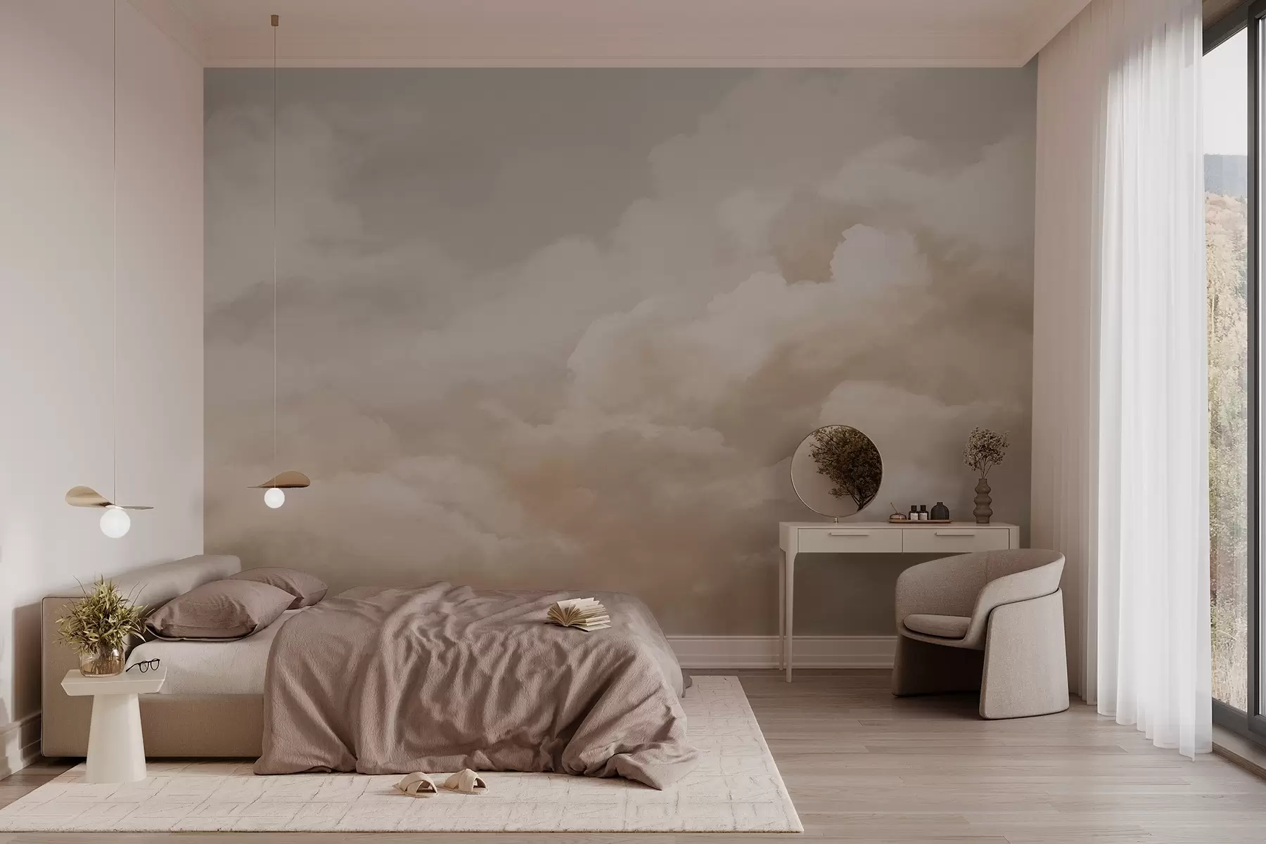 wall murals Clouds w03136