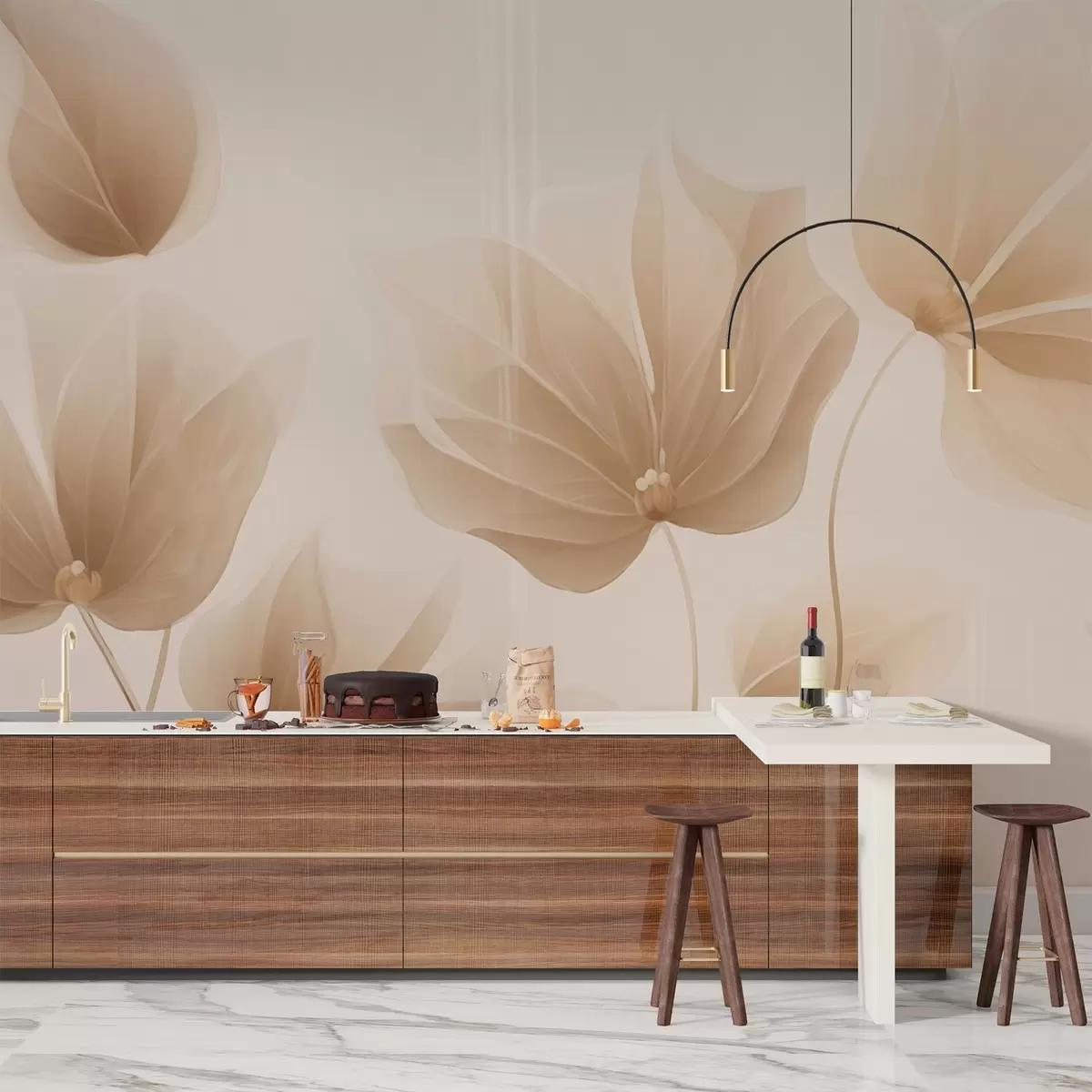 wall murals Flowers w03139