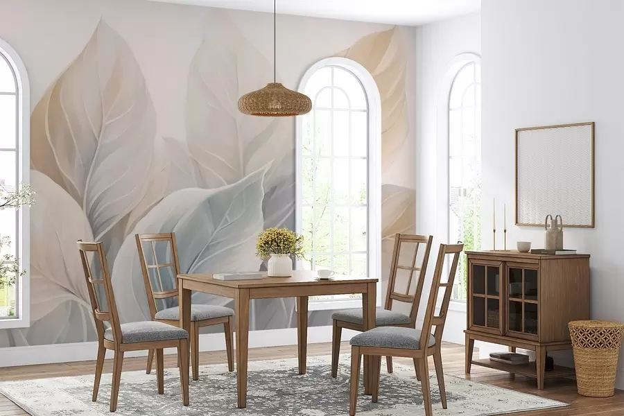 wall murals Leaves w03142