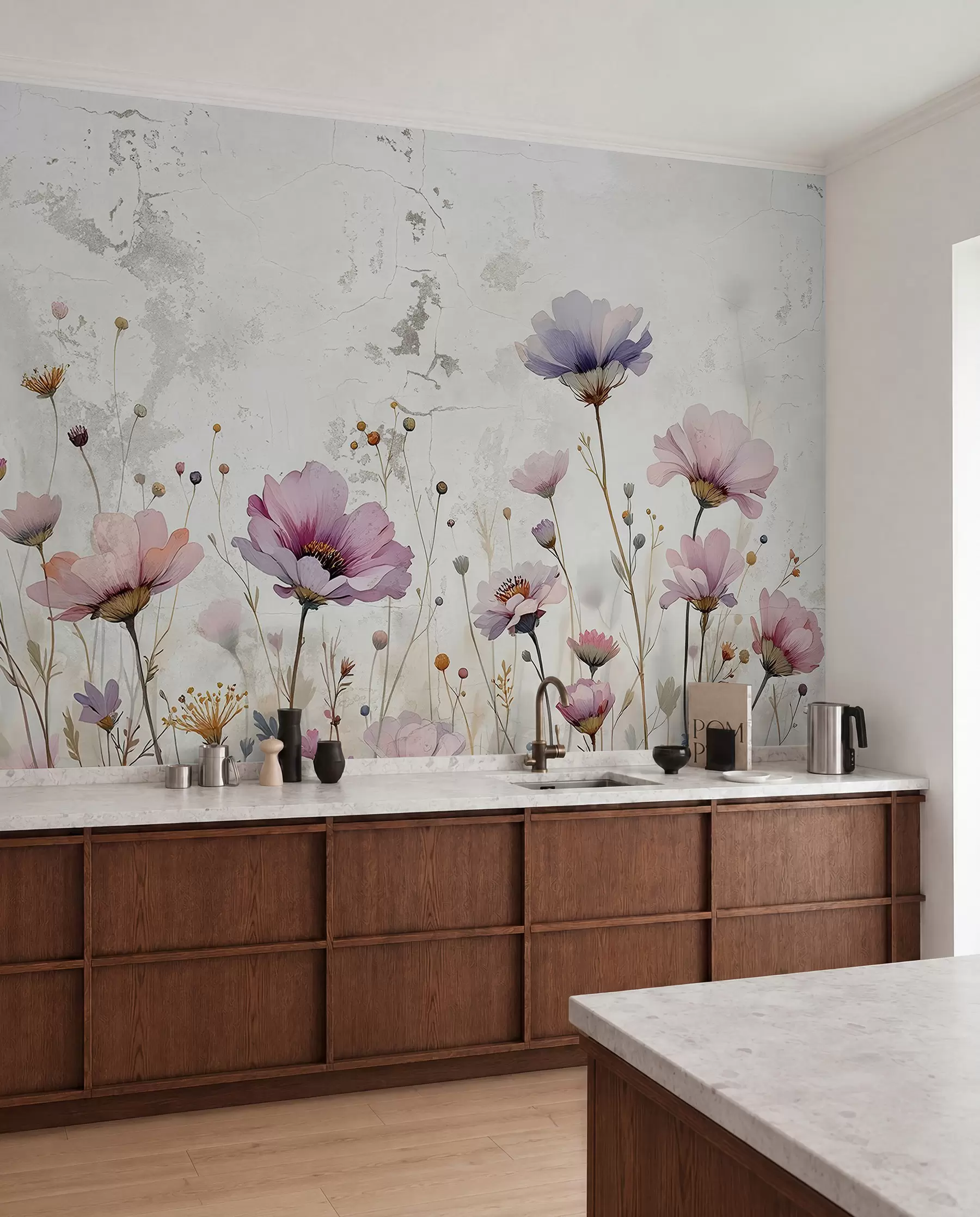 wall murals Wildflower Dance w03192