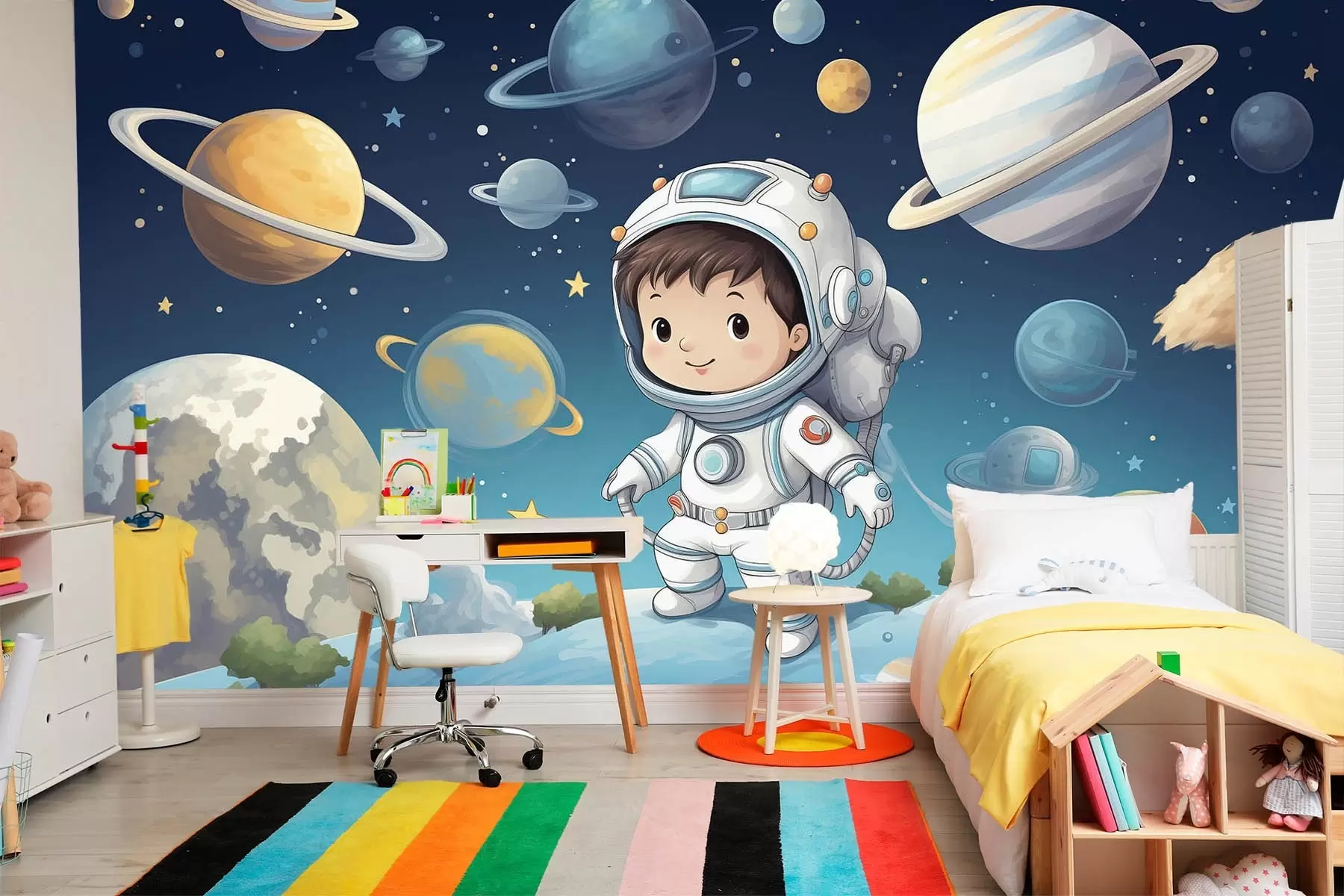 wall murals Little astronaut w08838