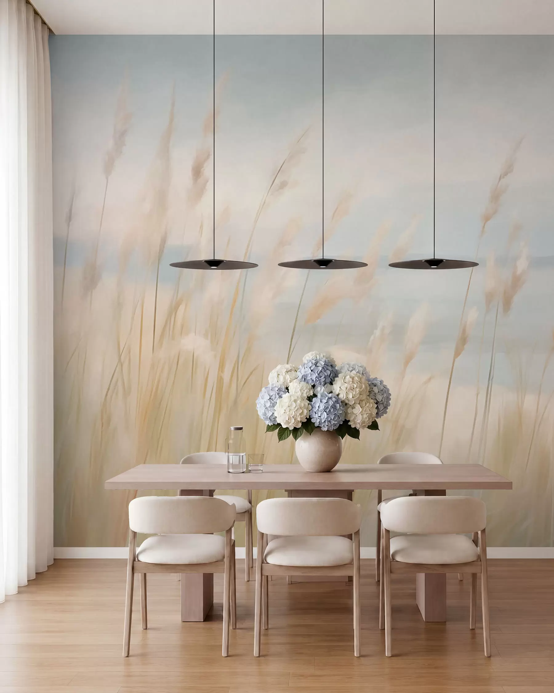 wall murals Pampas under Blue Skies w03231
