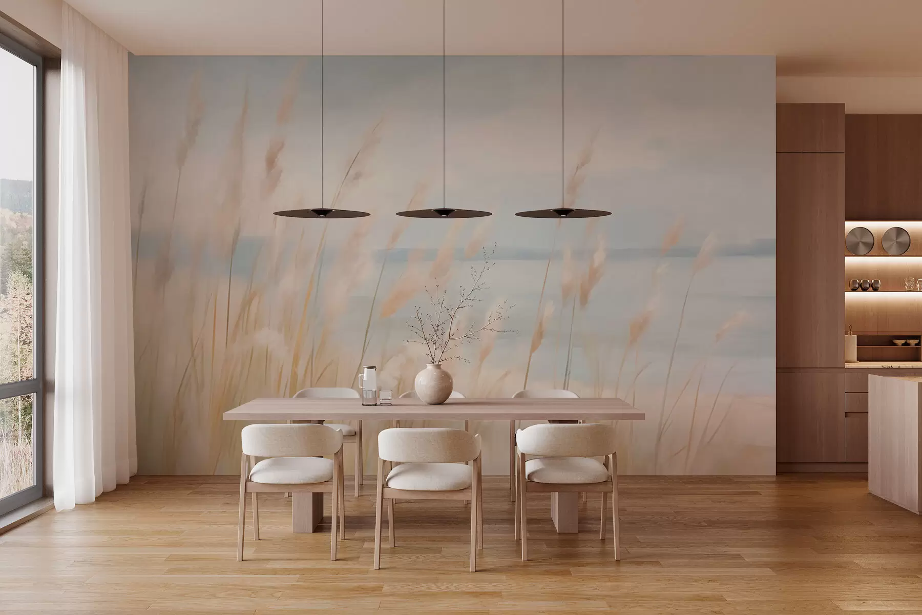 wall murals Pampas Plants w03231