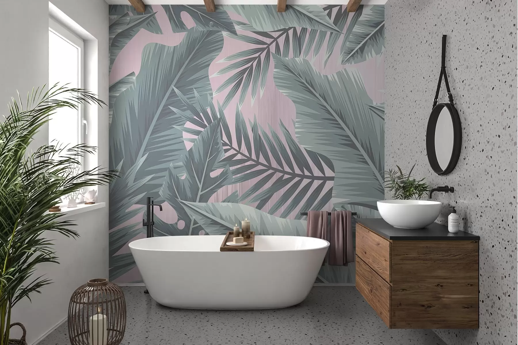 wall murals Tropical Softness w03251