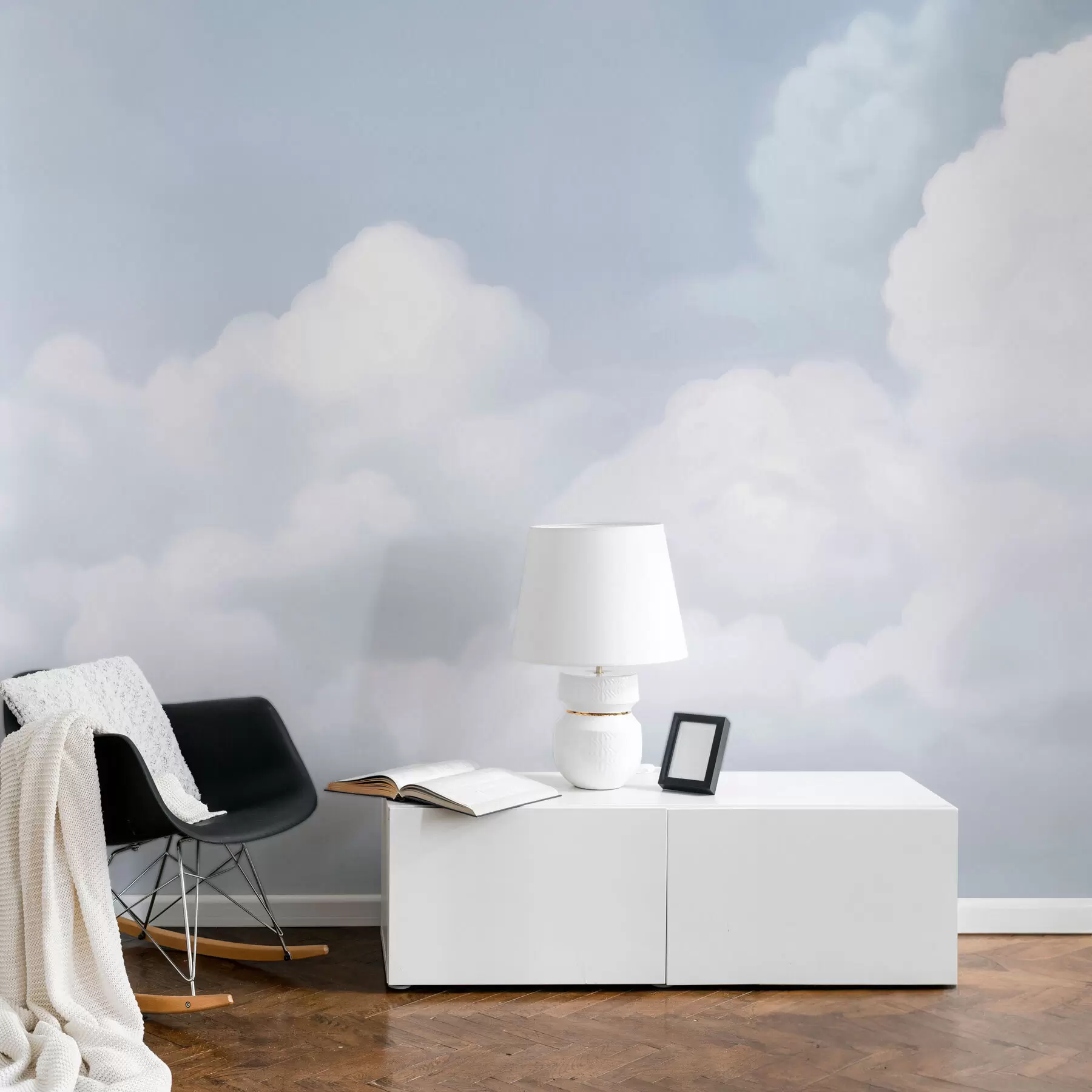 wall murals Blue sky and clouds w03301v1