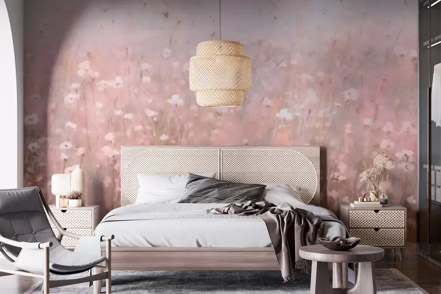 wall murals Field flowers and plants w03309