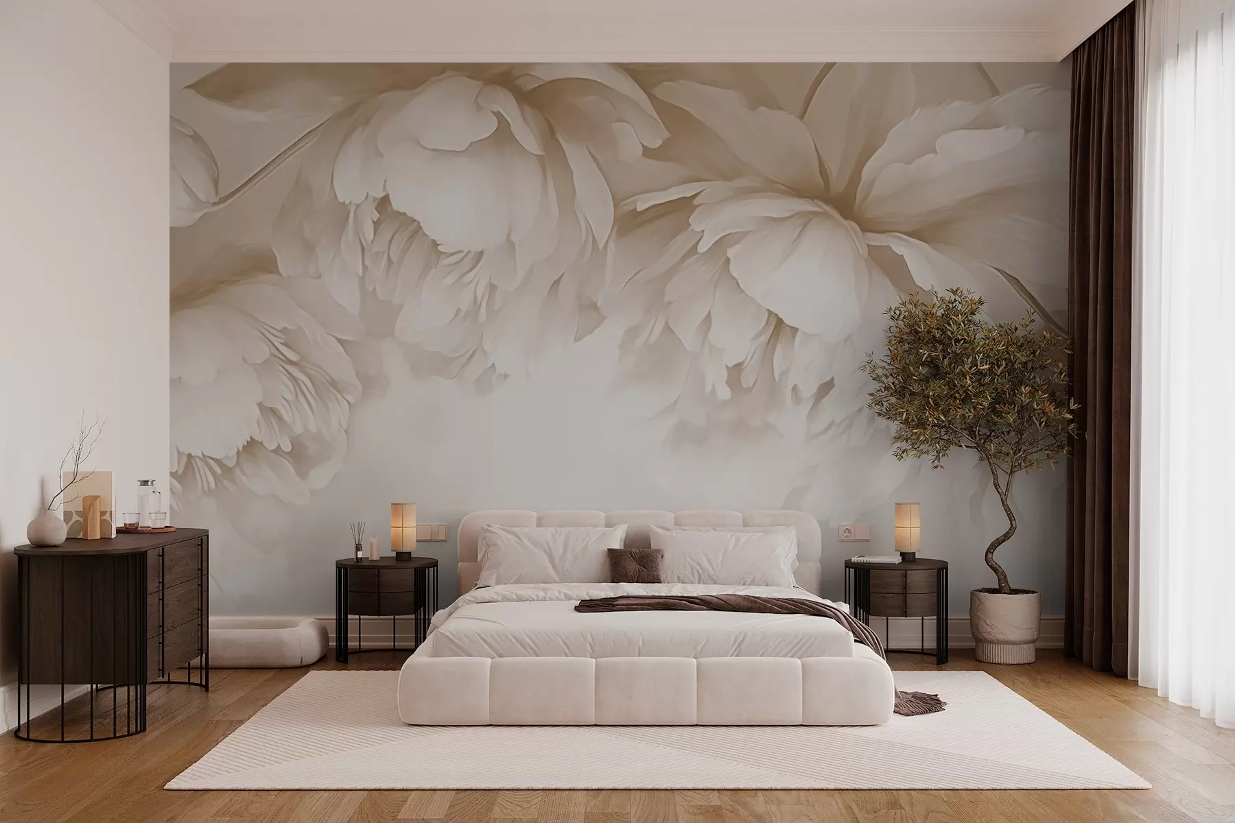 wall murals Peonies w03239