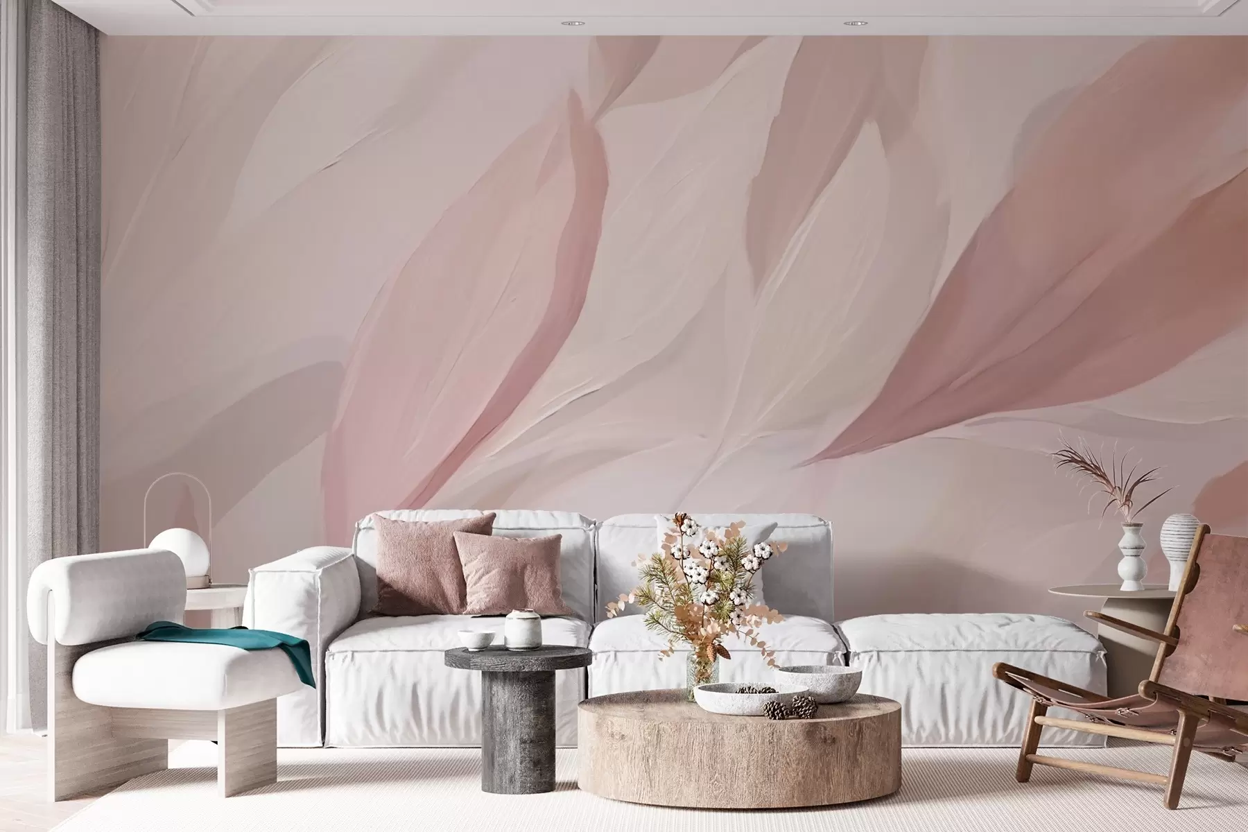 wall murals Abstract petals w03240