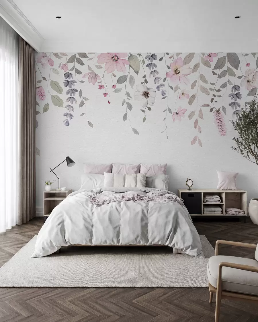 wall murals Trailing Rose Blossoms w03315