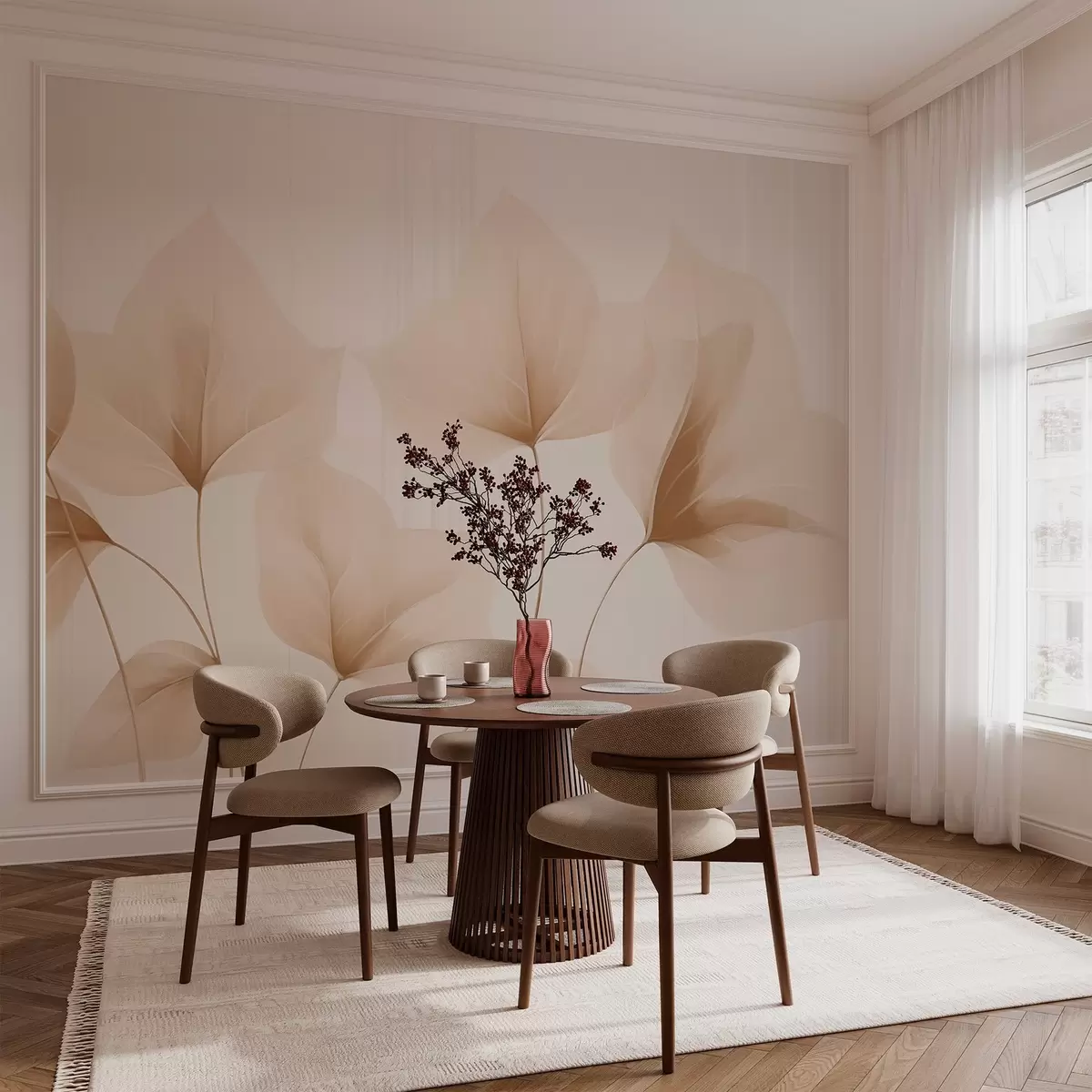 wall murals Floral motif w03263