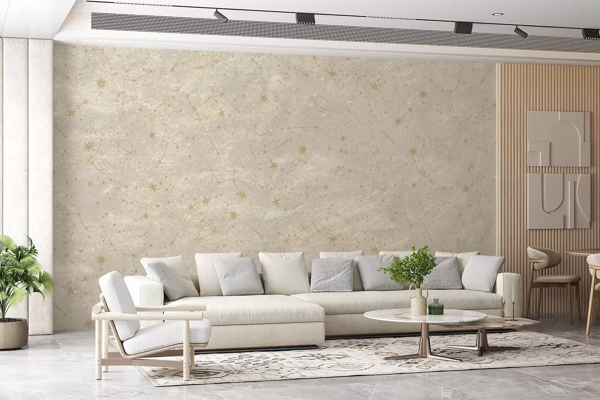 wall murals Gentle stars, planets and constellations w08931