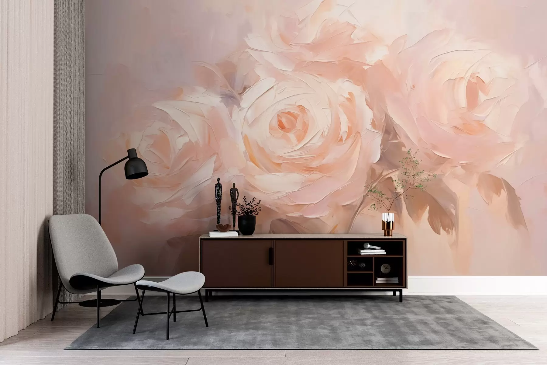 wall murals Roses imitation paintings w03414