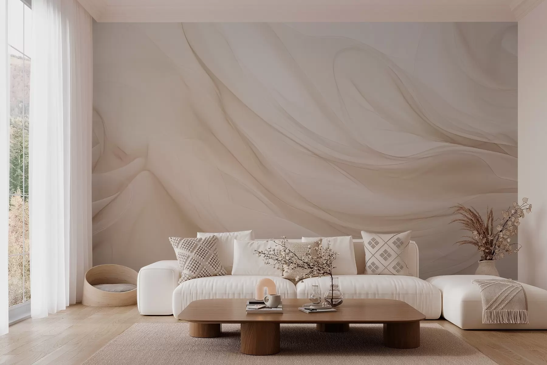 wall murals Gentle waves w03430