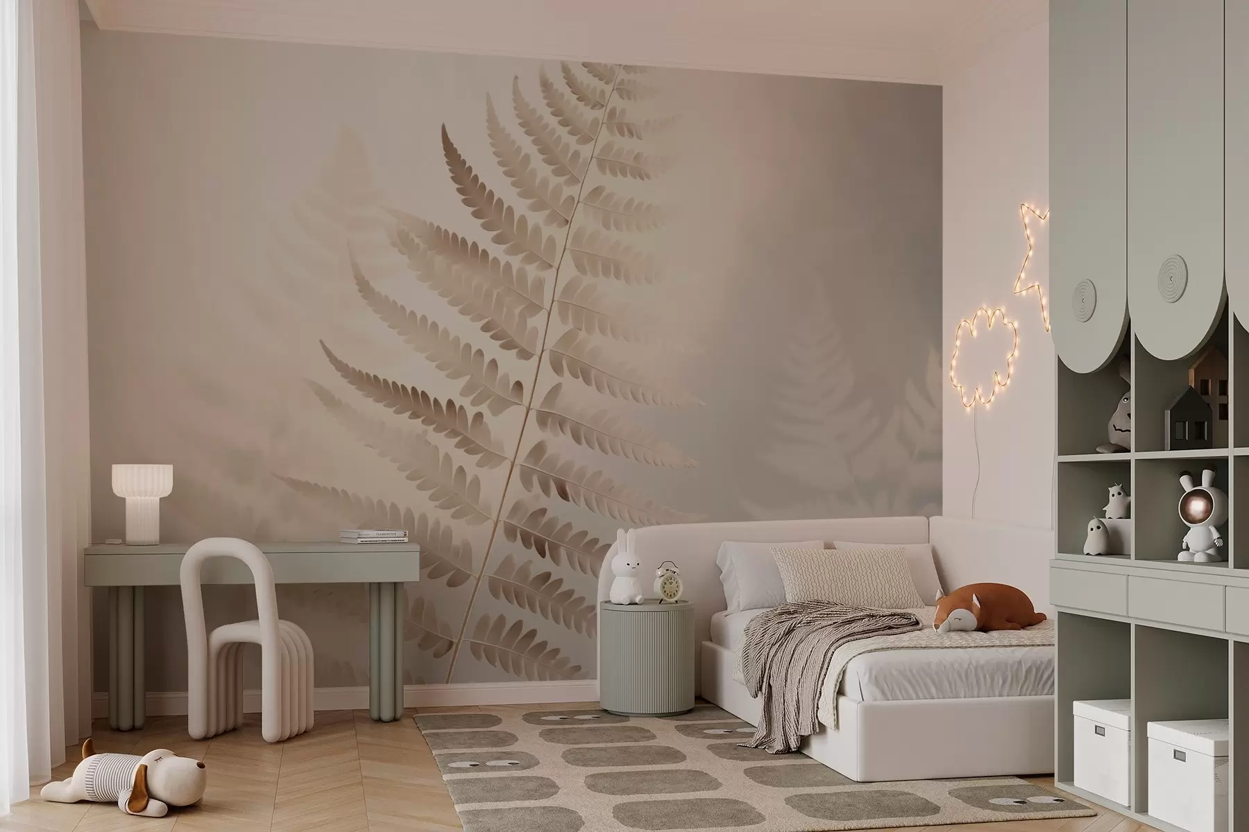 wall murals Fern leaf  w03473v1