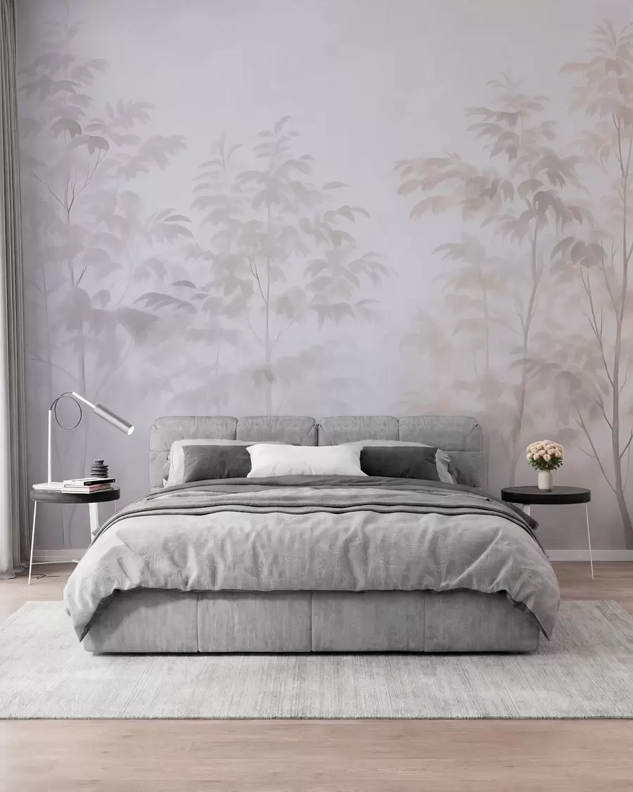 wall murals Trees imitation watercolor  w03474v1