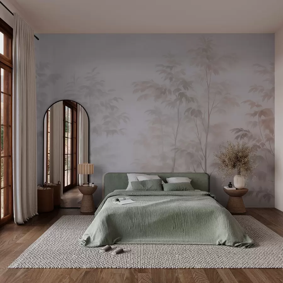 wall murals Trees imitation watercolor  w03474v1