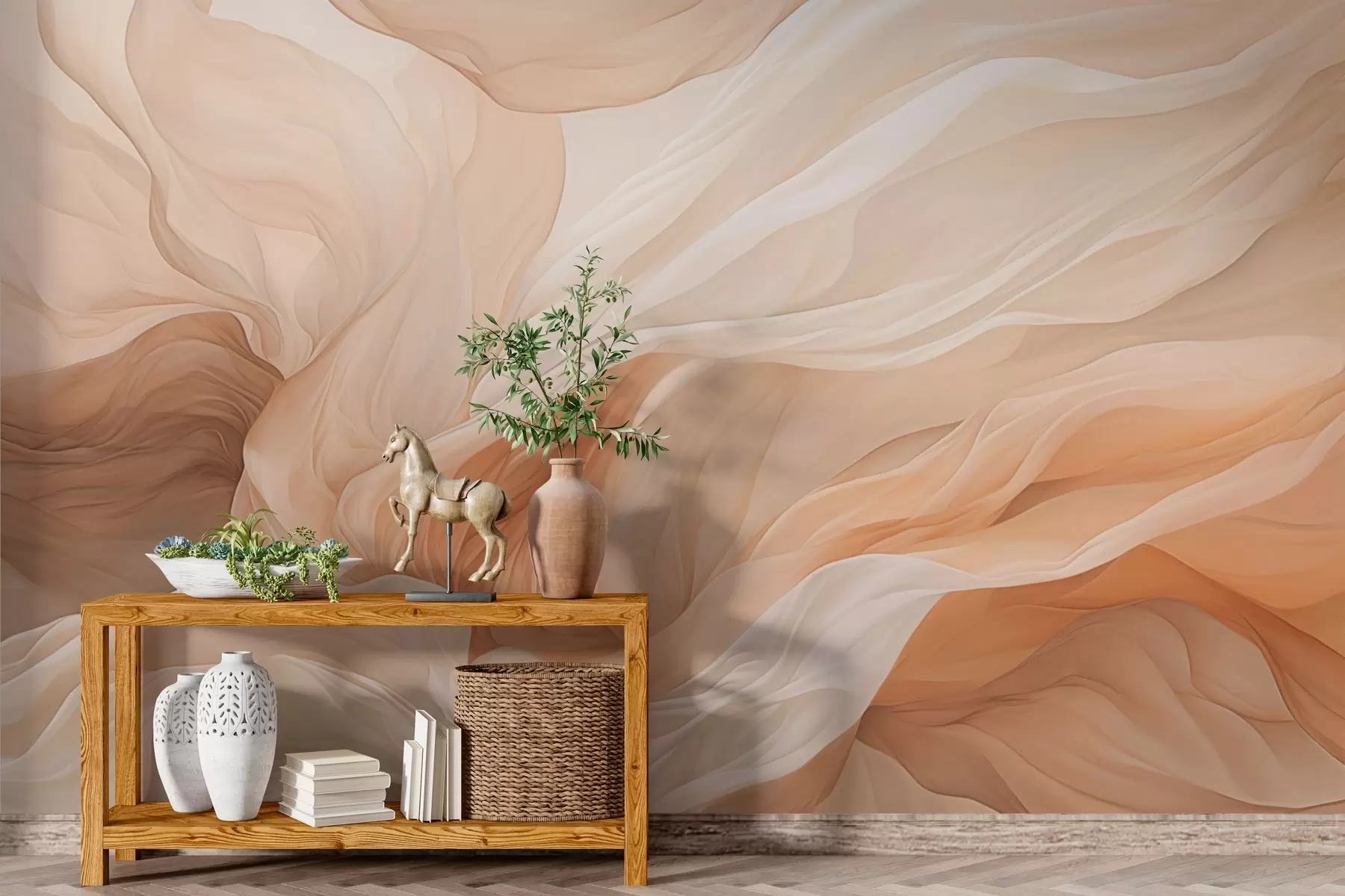 wall murals Abstract design of flying tannin w03533