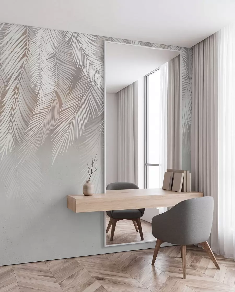 wall murals Hanging leaves u53114