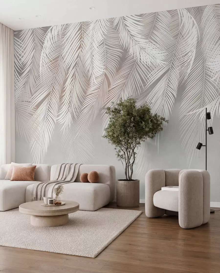 wall murals Hanging leaves u53114