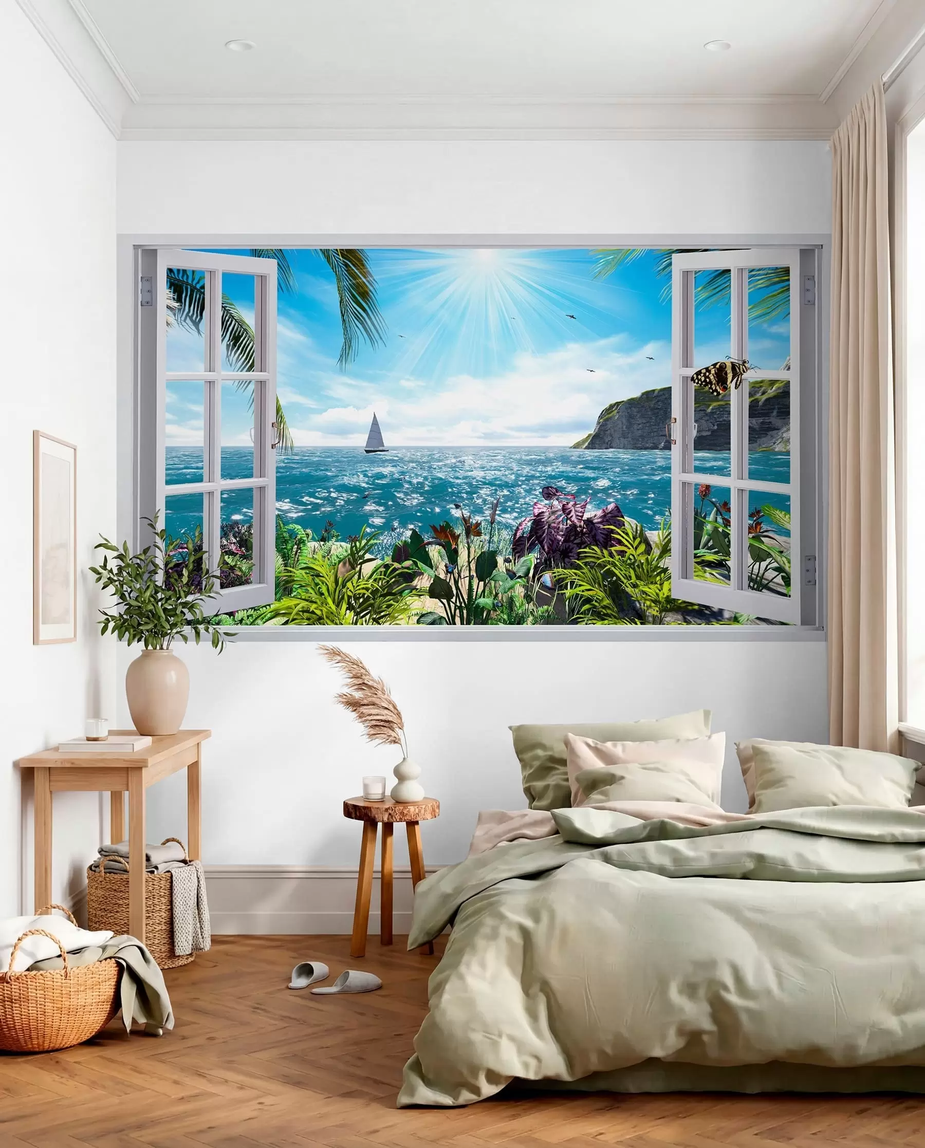 wall murals Open Window to the Bay u54608