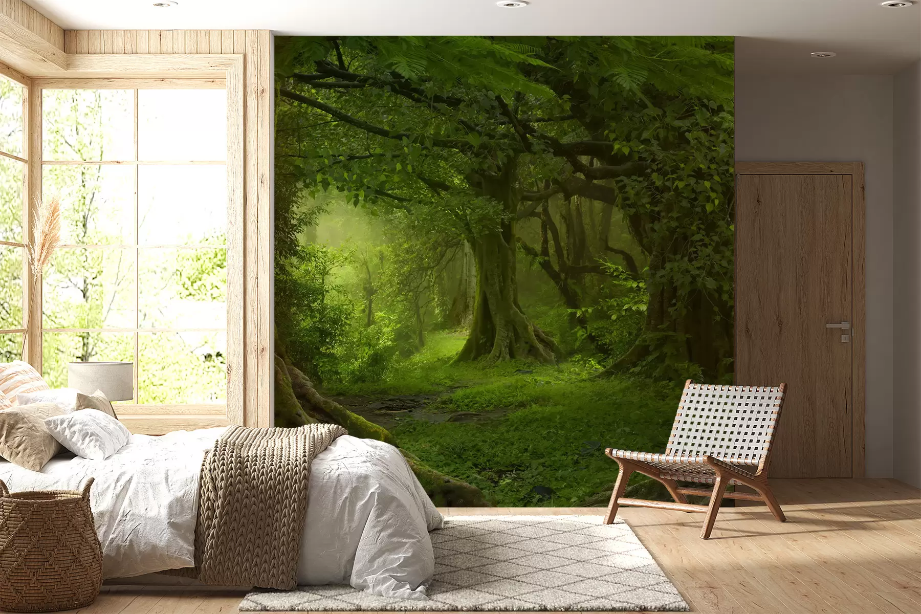 wall murals Ancient forest u56167