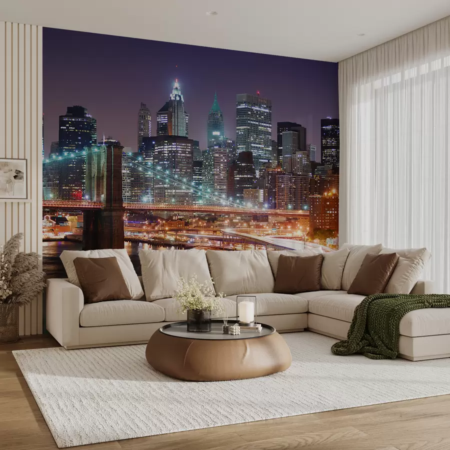 wall murals Brooklyn Bridge, New York u57210