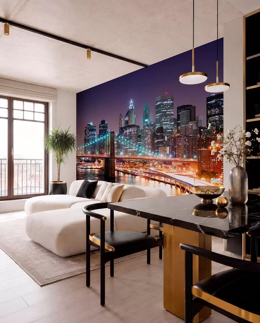 wall murals Brooklyn Bridge, New York u57210