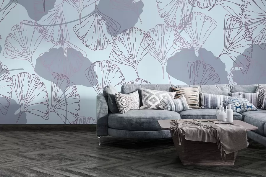 wall murals Botanical pattern w03500v1