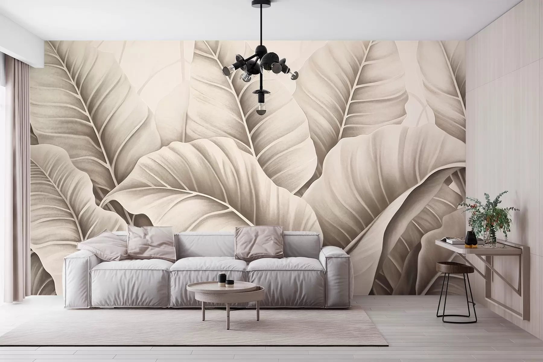 wall murals Leaves w03509