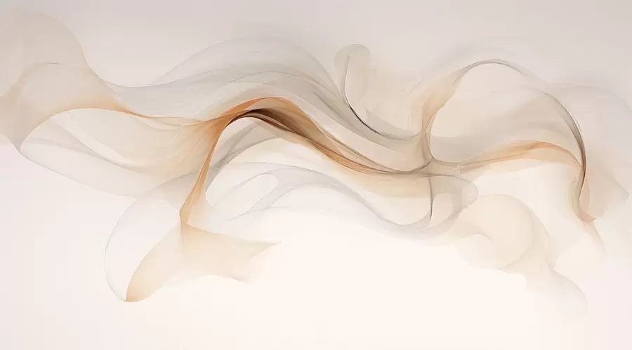wall murals Abstraction with soft waves w03609