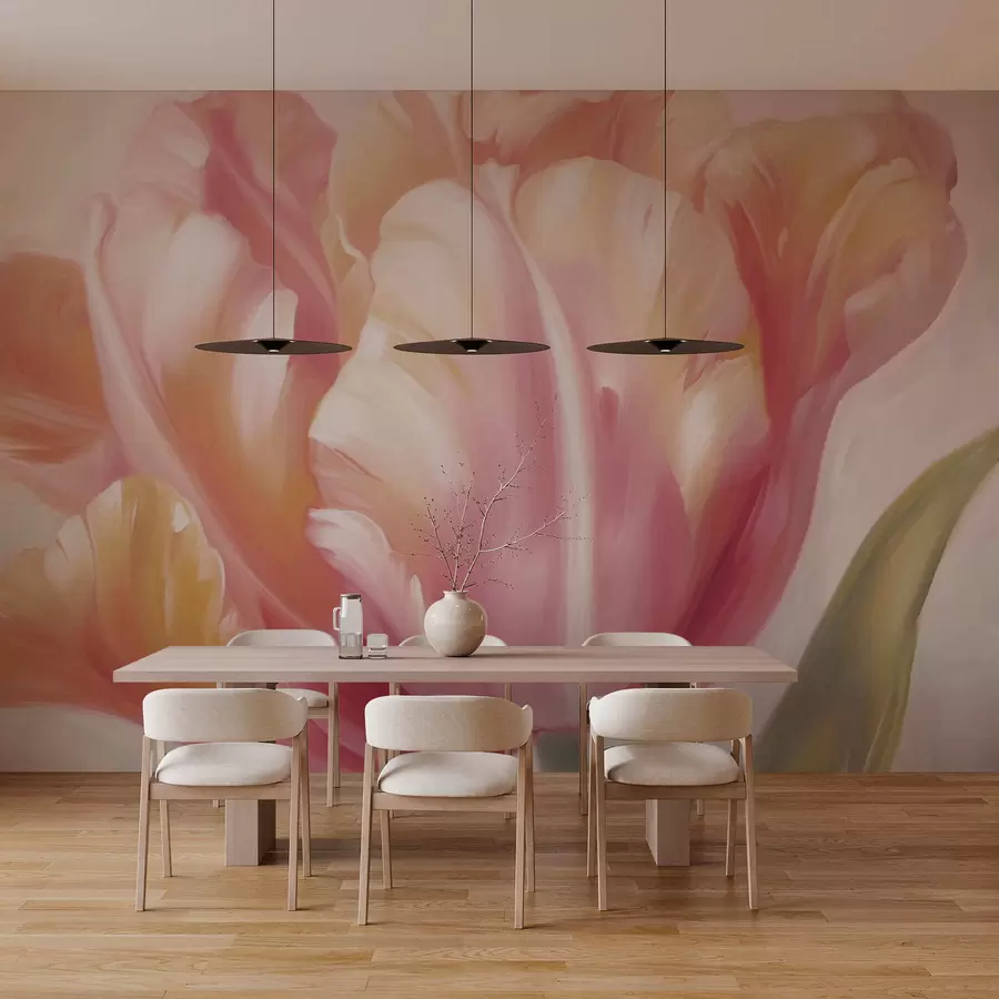 wall murals Big tulip flower w03637