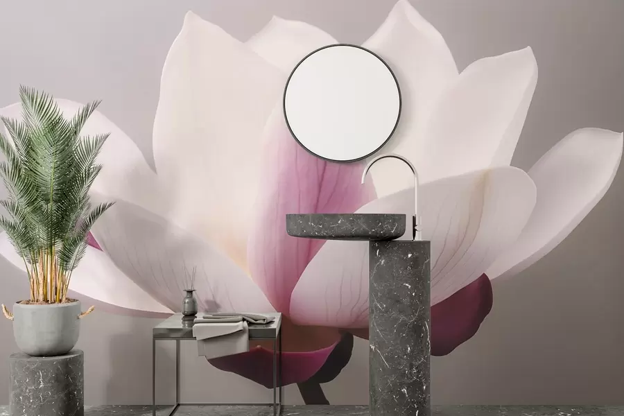 wall murals Stylish big flower w03644
