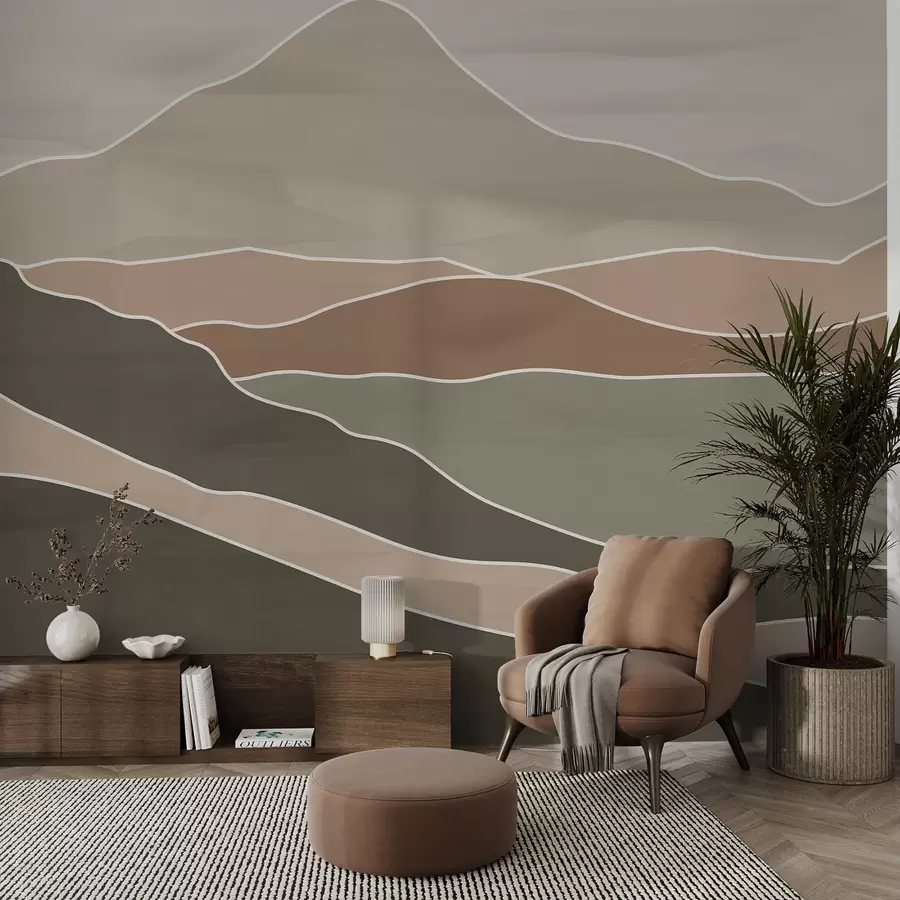 wall murals Muted Horizons w03627v1