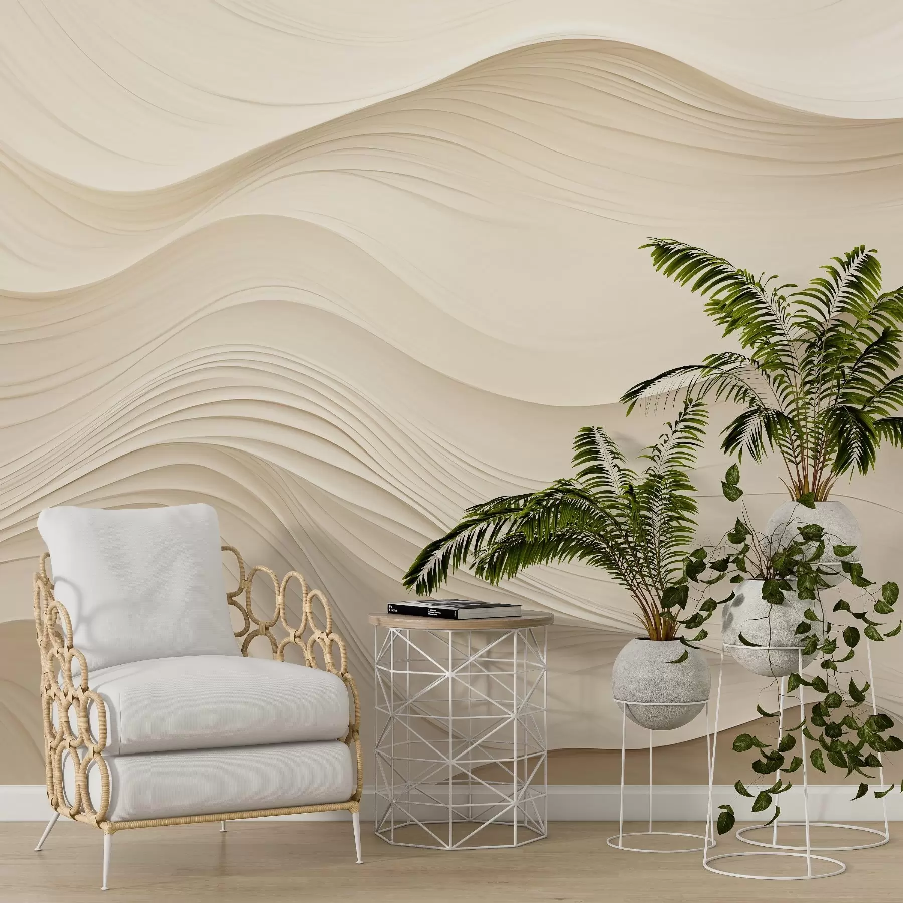 wall murals Vanilla Wave w03635