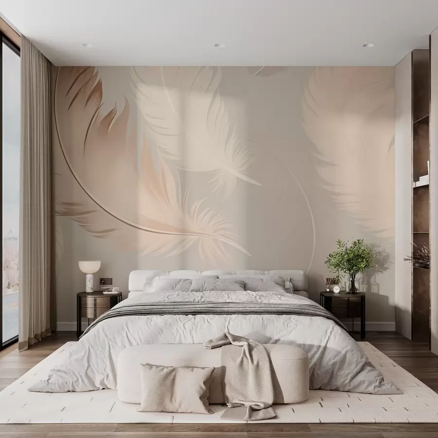 wall murals Feathers w03595