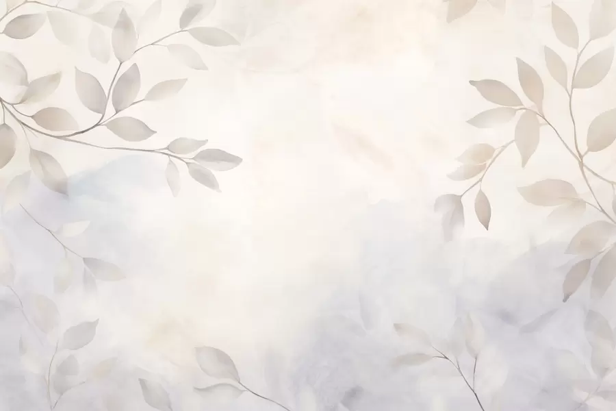 wall murals Light leaves in the mist w08990