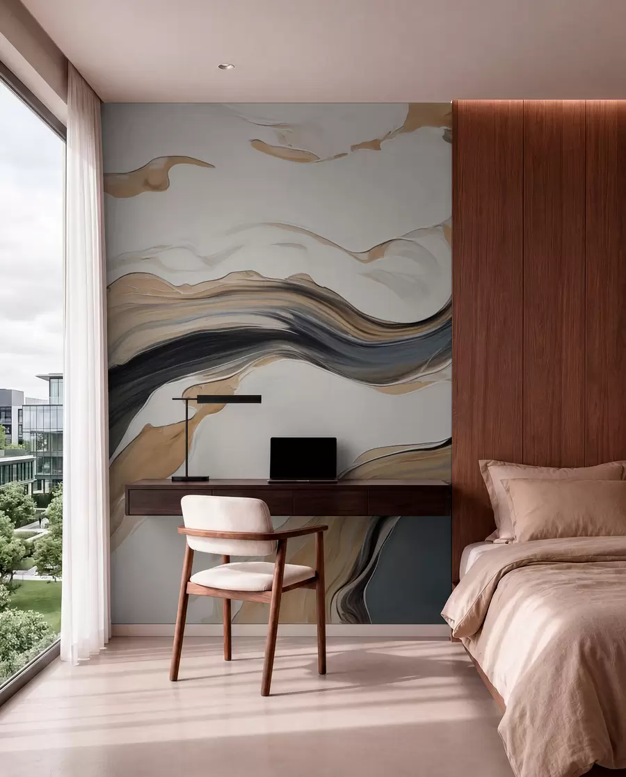 wall murals Flowing Bands of Earth w09001