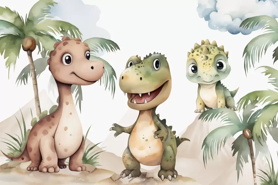 wall murals Dinosaurs w03675